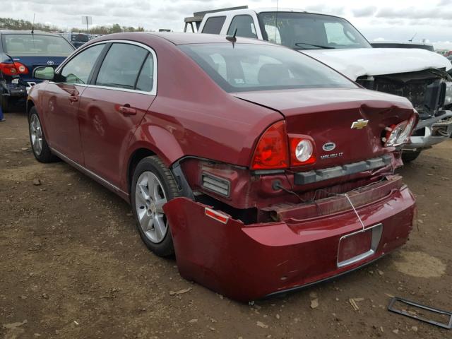 1G1ZD5EB2AF127374 - 2010 CHEVROLET MALIBU 2LT RED photo 3