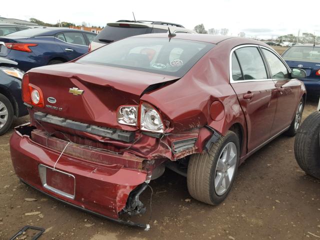 1G1ZD5EB2AF127374 - 2010 CHEVROLET MALIBU 2LT RED photo 4