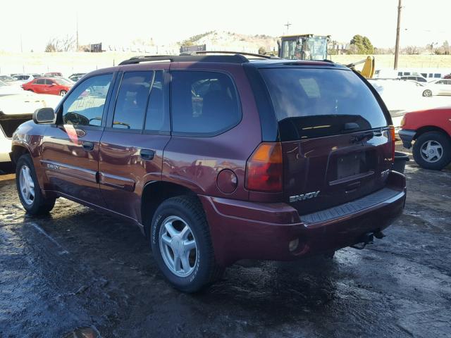 1GKDT13S852182297 - 2005 GMC ENVOY BURGUNDY photo 3