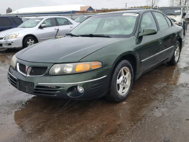 1G2HX54K0Y4220044 - 2000 PONTIAC BONNEVILLE GREEN photo 2