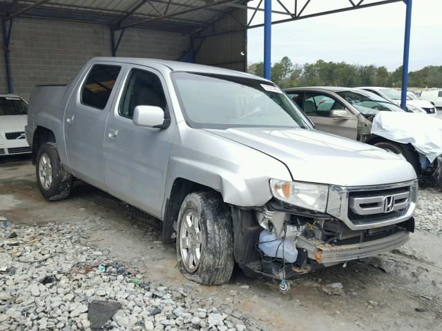 5FPYK16449B105255 - 2009 HONDA RIDGELINE SILVER photo 1