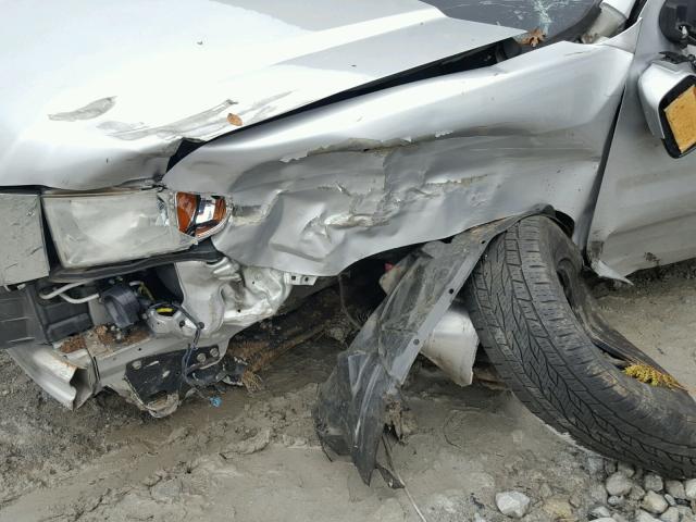 5FPYK16449B105255 - 2009 HONDA RIDGELINE SILVER photo 9