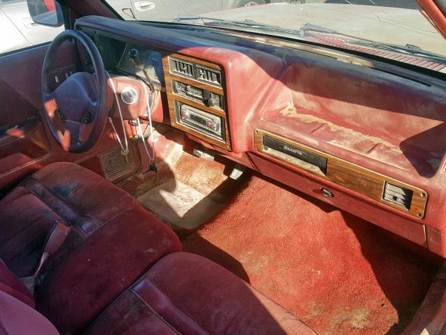 1B7GL23Y7PS104471 - 1993 DODGE DAKOTA RED photo 9