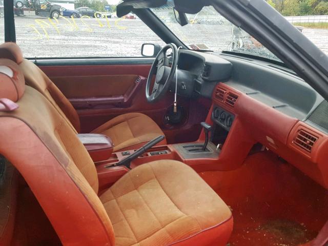 1FABP44A3JF211549 - 1988 FORD MUSTANG LX RED photo 5