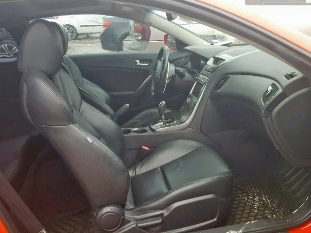 KMHHT6KD7BU065027 - 2011 HYUNDAI GENESIS CO RED photo 5