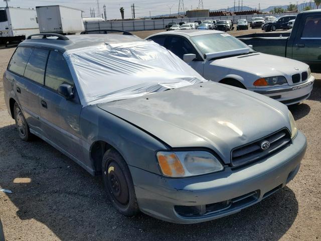 4S3BH635217310655 - 2001 SUBARU LEGACY L GREEN photo 1