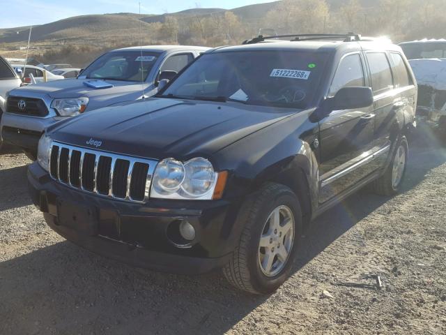 1J8HR58216C344478 - 2006 JEEP GRAND CHER BLACK photo 2