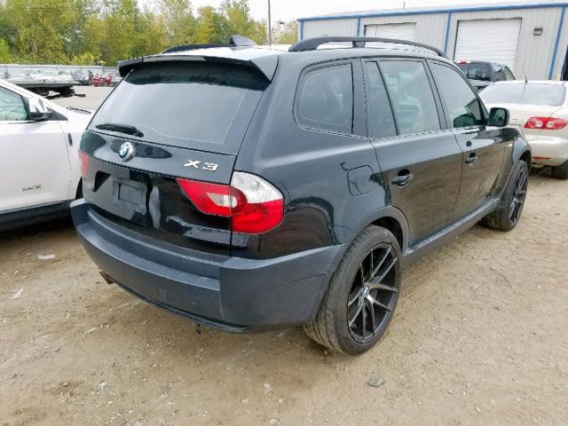 WBXPA73444WC39045 - 2004 BMW X3 2.5I BLACK photo 4