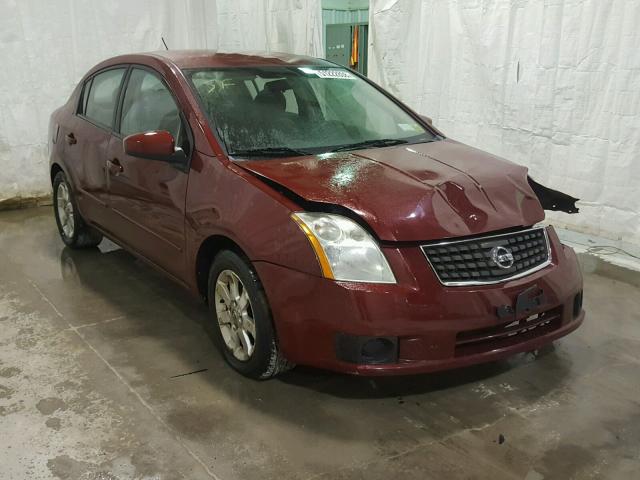 3N1AB61E07L681546 - 2007 NISSAN SENTRA 2.0 BURGUNDY photo 1