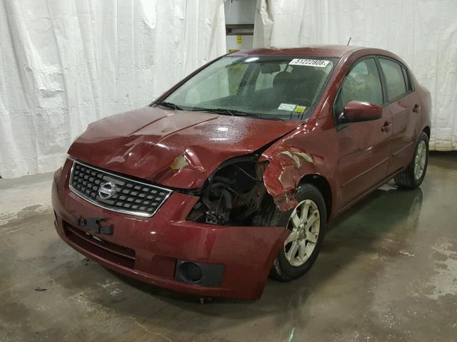 3N1AB61E07L681546 - 2007 NISSAN SENTRA 2.0 BURGUNDY photo 2