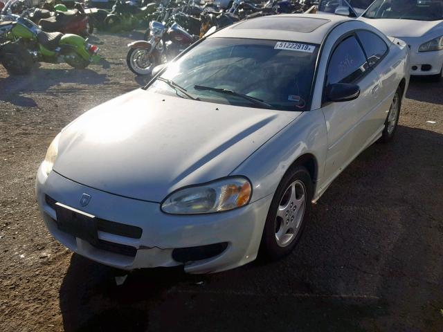 4B3AG42H32E138874 - 2002 DODGE STRATUS SE WHITE photo 2