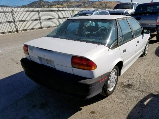 1G8ZG5497NZ266797 - 1992 SATURN SL1 WHITE photo 4