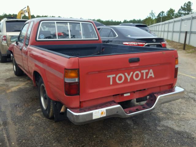 JT4RN93P2M5028719 - 1991 TOYOTA PICKUP 1/2 RED photo 3