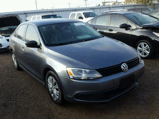 3VW1K7AJ6CM426224 - 2012 VOLKSWAGEN JETTA BASE Գրաֆիտ լուսանկար 1
