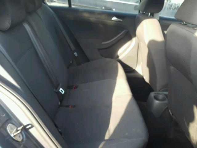 3VW1K7AJ6CM426224 - 2012 VOLKSWAGEN JETTA BASE Գրաֆիտ լուսանկար 6