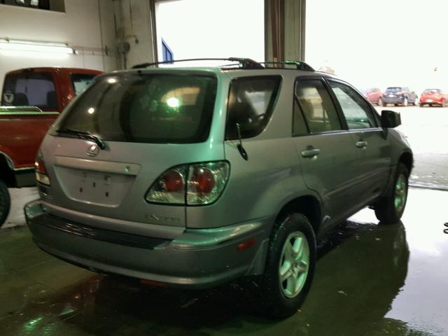 JTJHF10U220246753 - 2002 LEXUS RX 300 SILVER photo 4