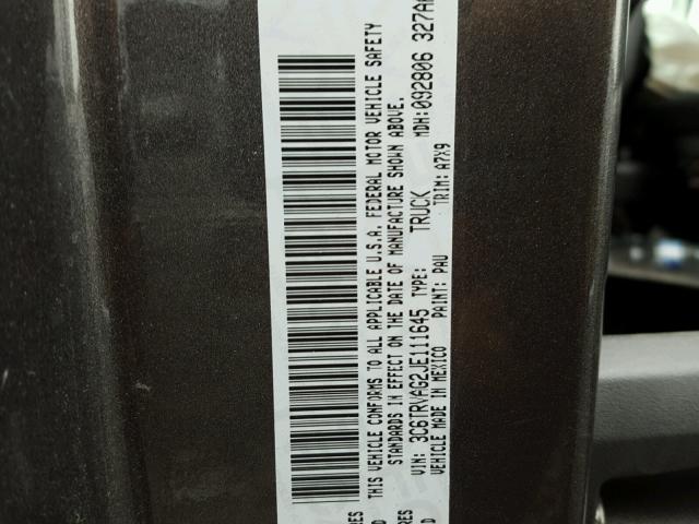 3C6TRVAG2JE111645 - 2018 RAM PROMASTER 灰色 照片 10