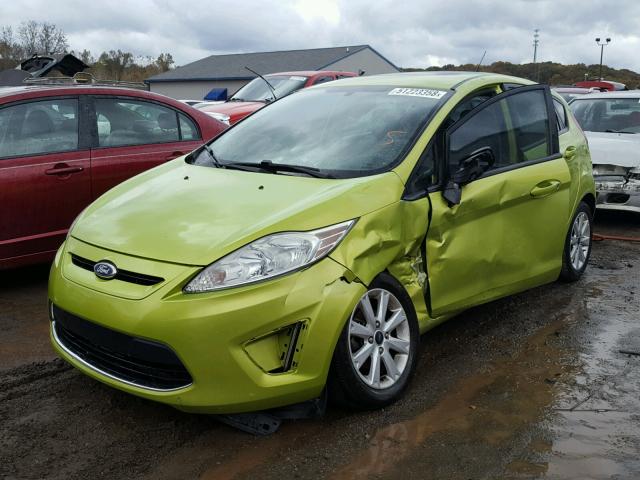 3FADP4EJ6BM104021 - 2011 FORD FIESTA SE GREEN photo 2