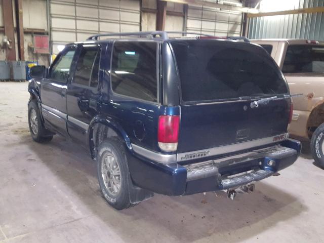 1GKDT13W5Y2249736 - 2000 GMC JIMMY / EN BLUE photo 3