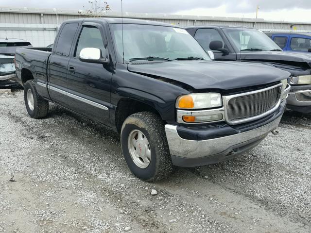 2GTEK19T621410697 - 2002 GMC NEW SIERRA BLACK photo 1