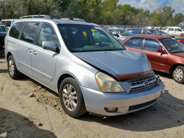 KNDMB233986203698 - 2008 KIA SEDONA EX SILVER photo 1