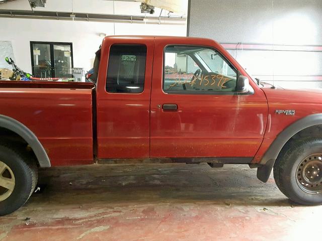 1FTZR15X1XTA55476 - 1999 FORD RANGER SUP MAROON photo 9