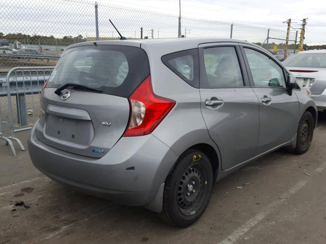 3N1CE2CP1EL363469 - 2014 NISSAN VERSA NOTE GRAY photo 4