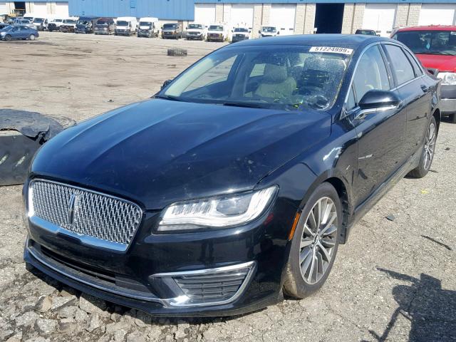 3LN6L5C93HR660565 - 2017 LINCOLN MKZ SELECT BLACK photo 2