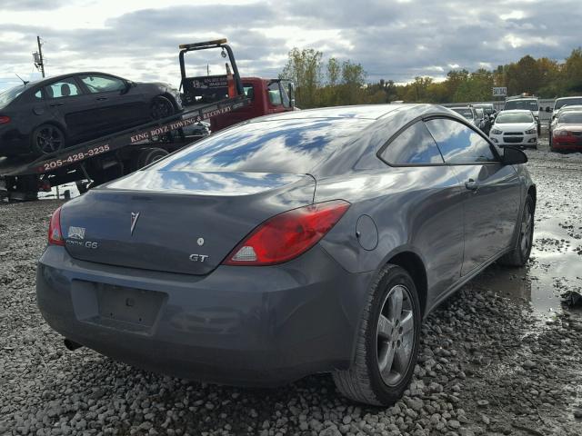 1G2ZH17N984115499 - 2008 PONTIAC G6 GT GRAY photo 4