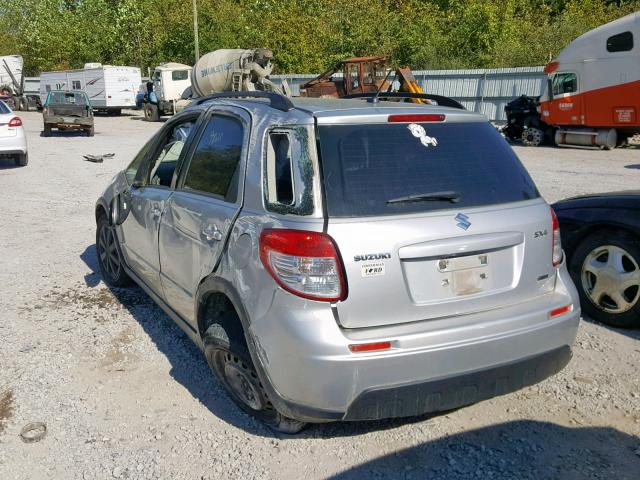 JS2YB5A39A6301129 - 2010 SUZUKI SX4 SILVER photo 3