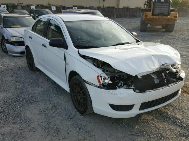 JA32U1FU7AU032983 - 2010 MITSUBISHI LANCER DE WHITE photo 1