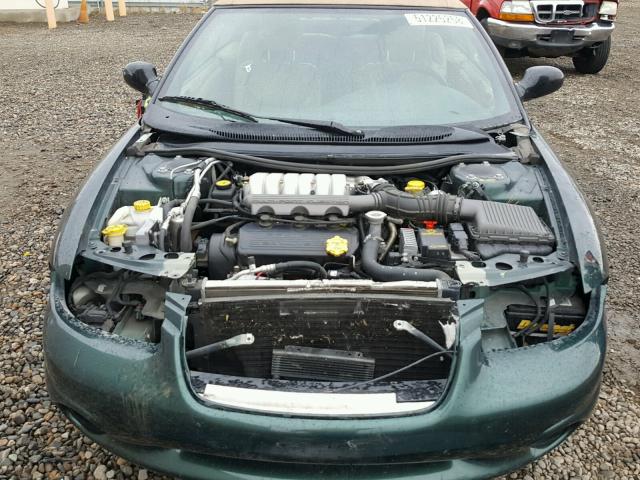 3C3EL55H8VT603723 - 1997 CHRYSLER SEBRING JX GREEN photo 7