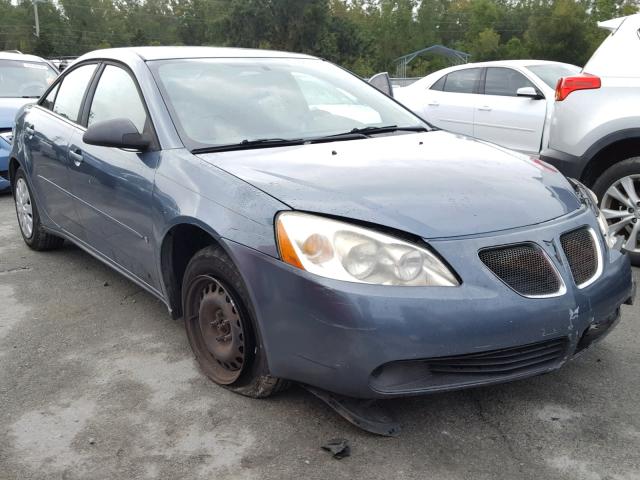 1G2ZF55B264186174 - 2006 PONTIAC G6 SE BLUE photo 1