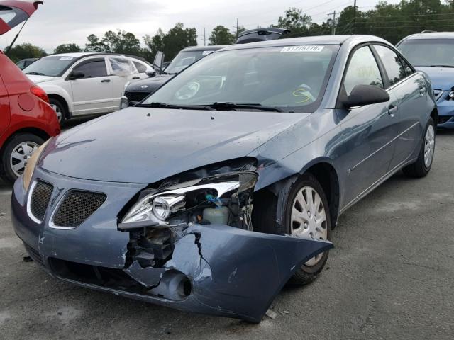 1G2ZF55B264186174 - 2006 PONTIAC G6 SE BLUE photo 2