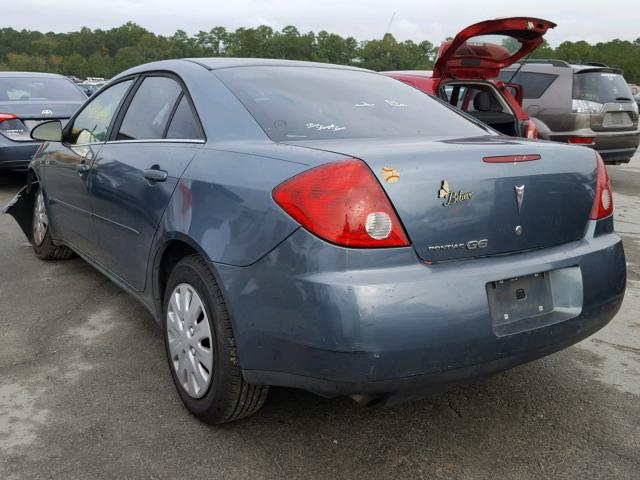 1G2ZF55B264186174 - 2006 PONTIAC G6 SE BLUE photo 3