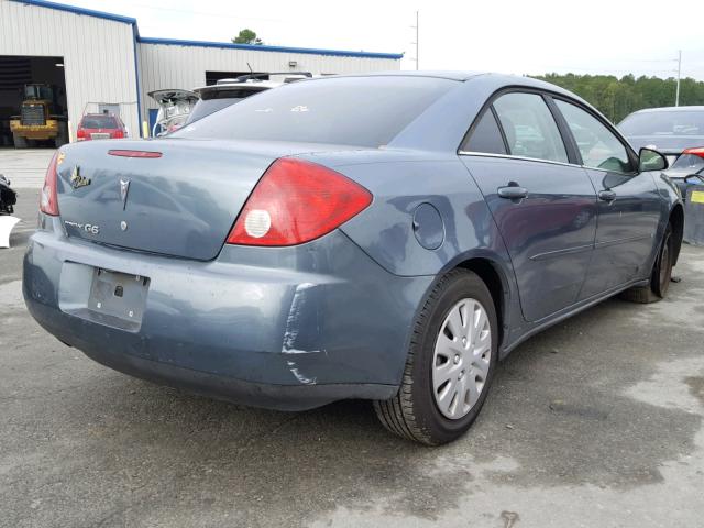 1G2ZF55B264186174 - 2006 PONTIAC G6 SE BLUE photo 4