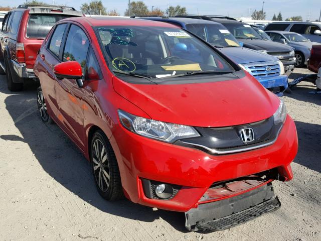 JHMGK5H86HS009574 - 2017 HONDA FIT EX RED photo 1