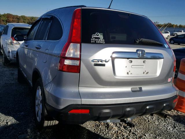 5J6RE38788L003809 - 2008 HONDA CR-V EXL SILVER photo 3