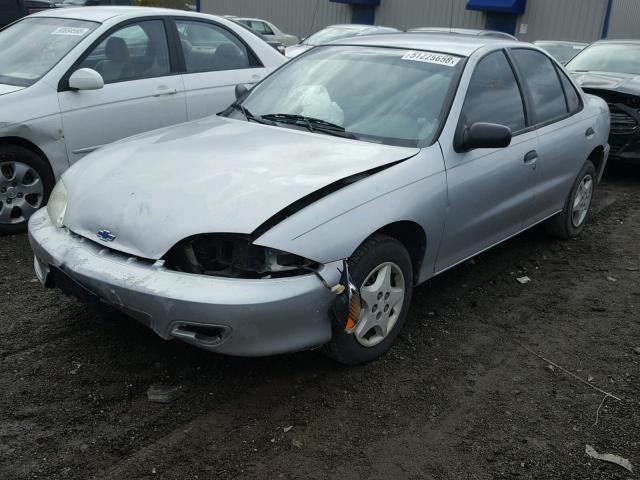 1G1JC524217113619 - 2001 CHEVROLET CAVALIER B SILVER photo 2