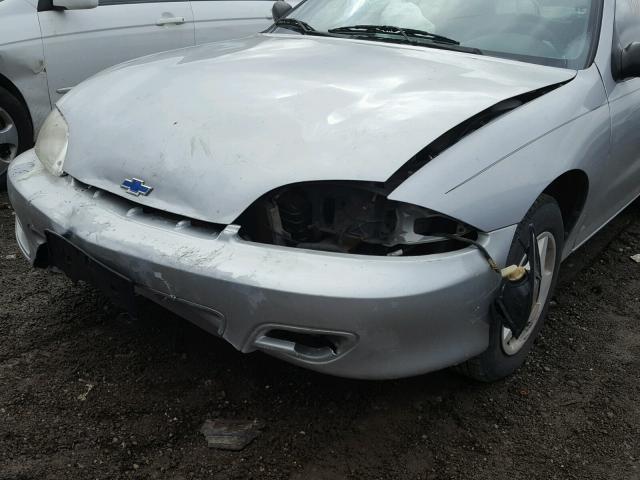 1G1JC524217113619 - 2001 CHEVROLET CAVALIER B SILVER photo 9