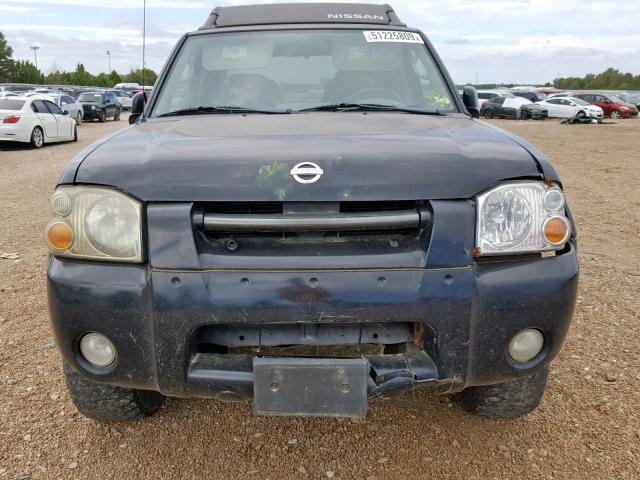 1N6ED29Y62C363951 - 2002 NISSAN FRONTIER C SILVER photo 9