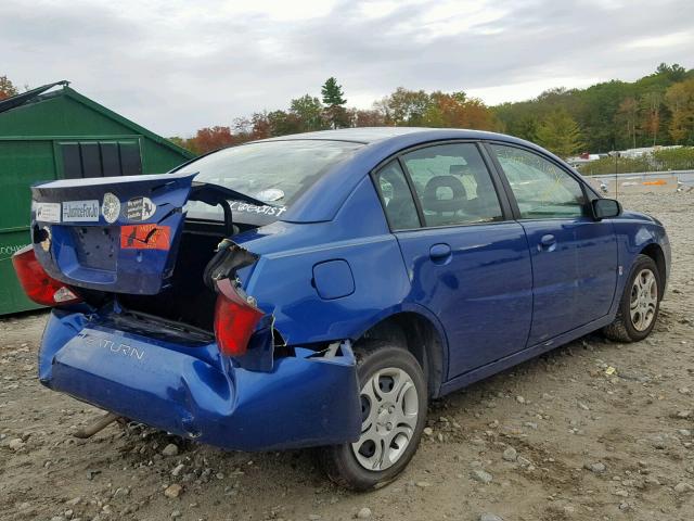 1G8AJ52F35Z146230 - 2005 SATURN ION LEVEL BLUE photo 4