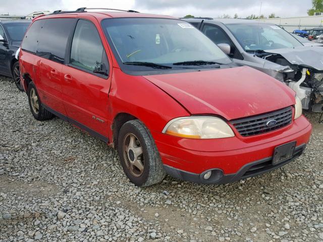 2FMZA57401BA35238 - 2001 FORD WINDSTAR S RED photo 1