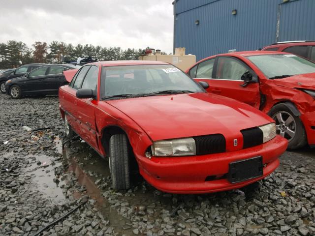 1G3NL55D3SM328272 - 1995 OLDSMOBILE ACHIEVA S RED photo 1