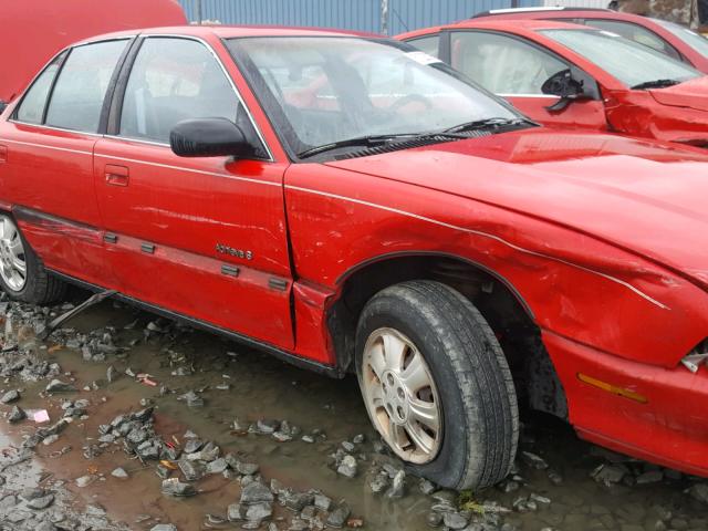 1G3NL55D3SM328272 - 1995 OLDSMOBILE ACHIEVA S RED photo 9