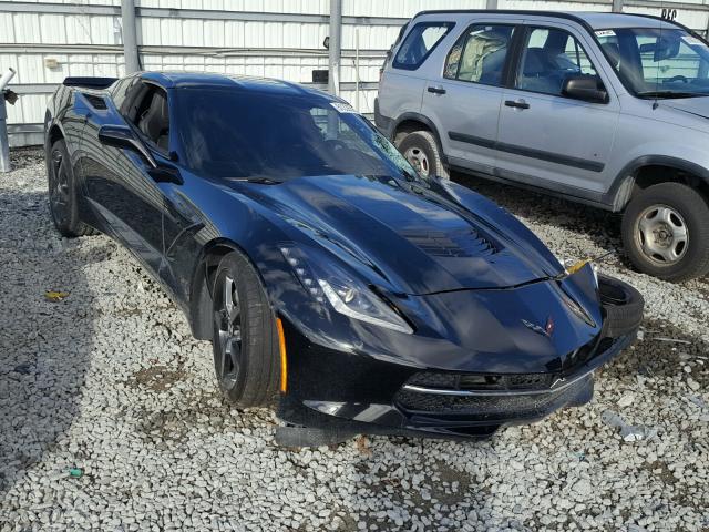 1G1YA2D73F5121726 - 2015 CHEVROLET CORVETTE S BLACK photo 1