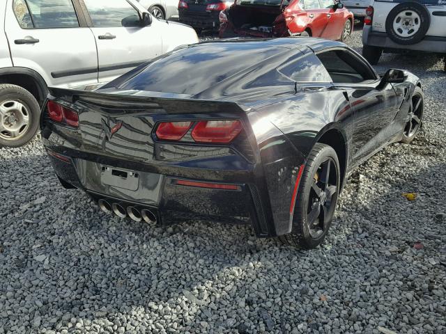 1G1YA2D73F5121726 - 2015 CHEVROLET CORVETTE S BLACK photo 4