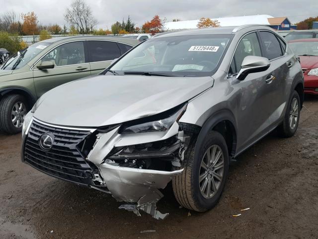 JTJBARBZ4J2166532 - 2018 LEXUS NX 200T GRAY photo 2