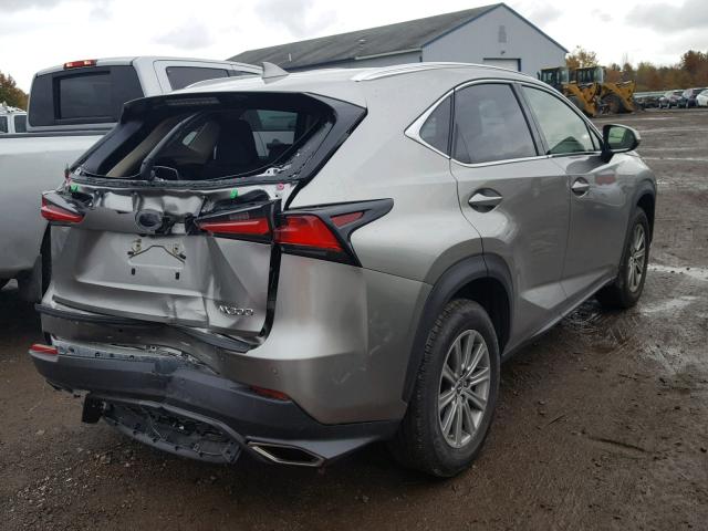 JTJBARBZ4J2166532 - 2018 LEXUS NX 200T GRAY photo 4