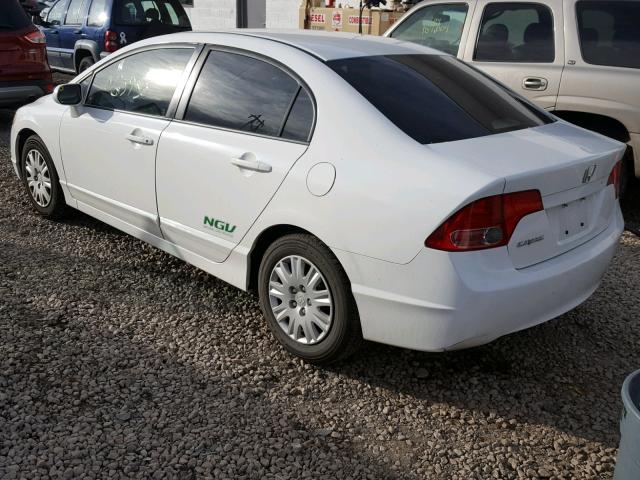 1HGFA46547L000997 - 2007 HONDA CIVIC GX WHITE photo 3